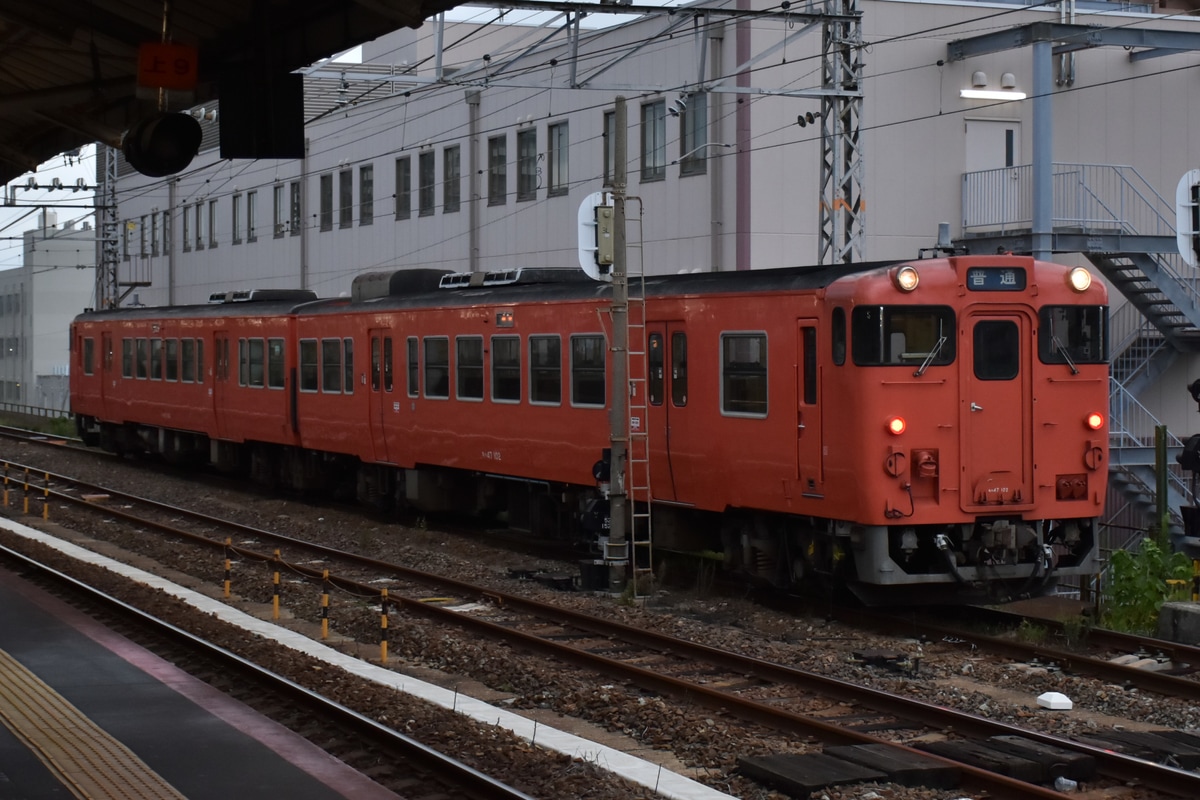 JR西日本 下関総合車両所新山口支所 キハ47 キハ47-102