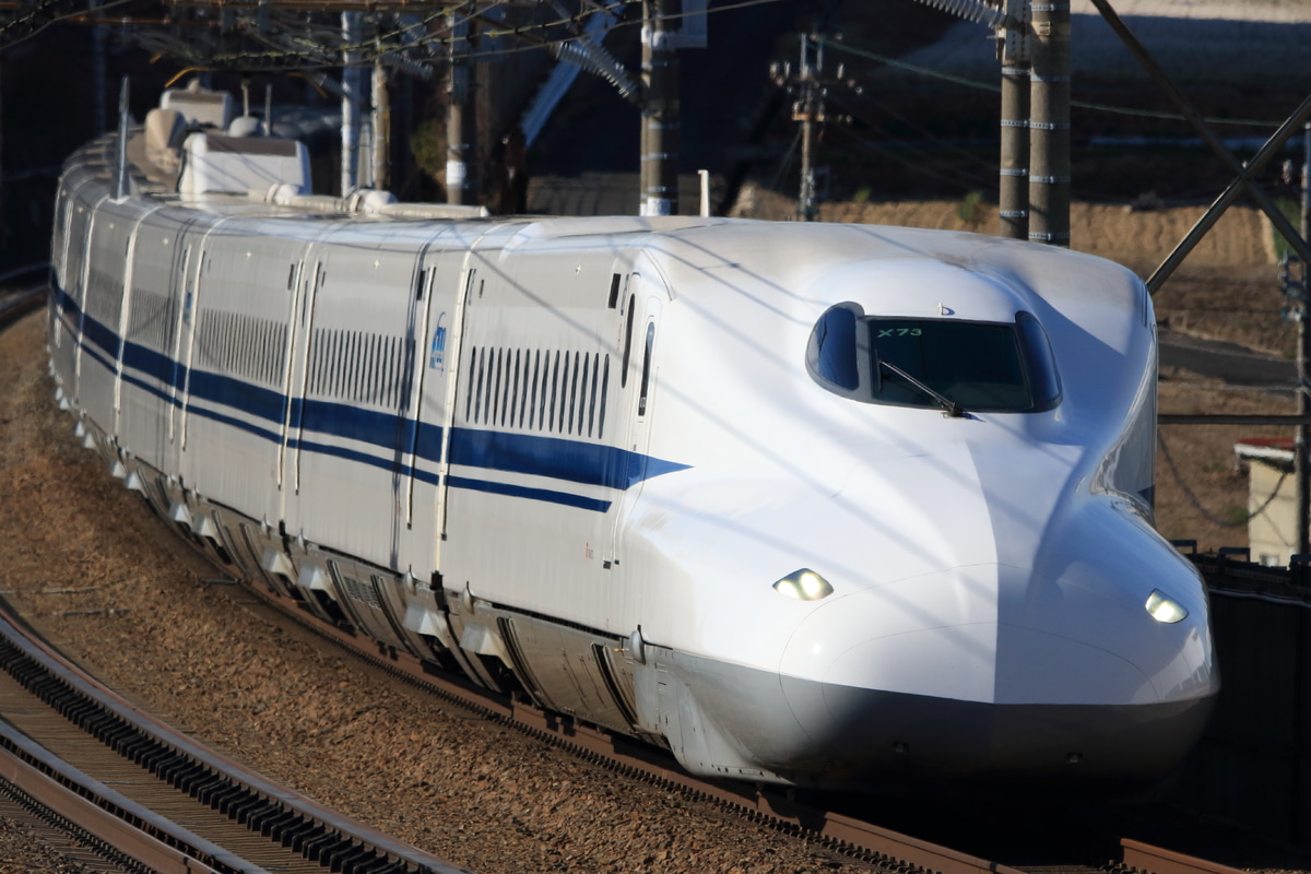 JR東海 東京交番検査車両所 N700系 X73編成