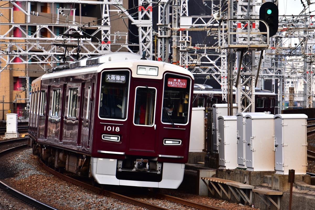 阪急電鉄 平井車庫 1000系 1018F