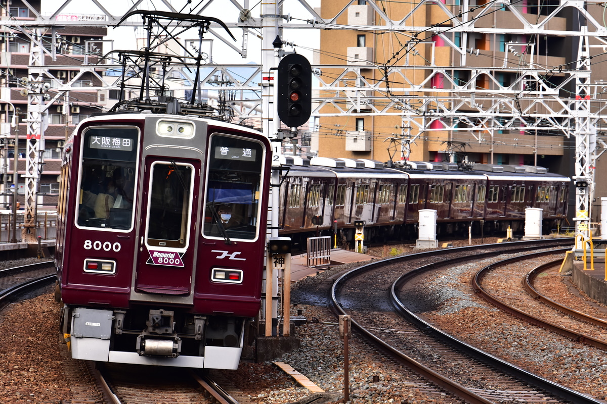 阪急電鉄 西宮車庫 8000系 8000F