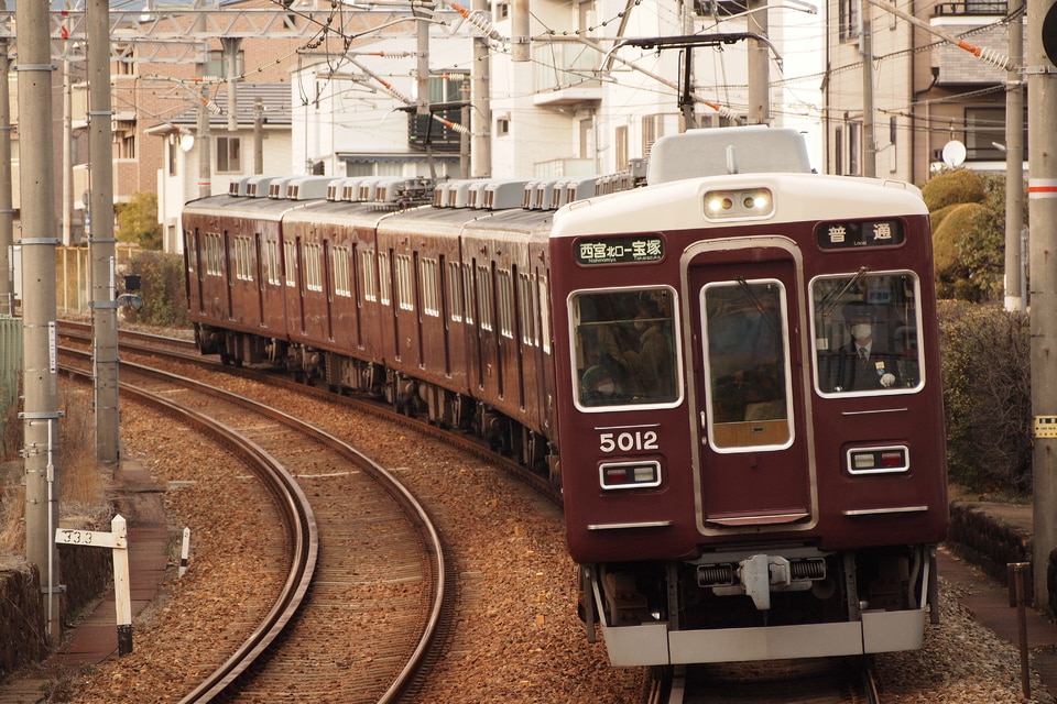 阪急5000系5012×6R<br class="br-sp" />(5012F)(5012編成)の写真