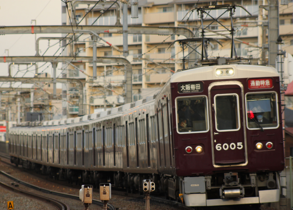 阪急電鉄 平井車庫 6000系 6005F