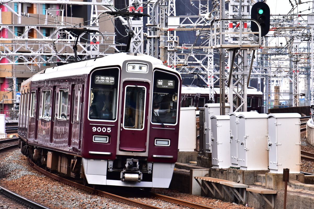 阪急電鉄 平井車庫 9000系 9005F