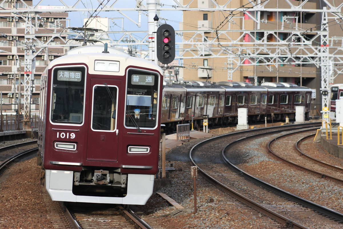 阪急電鉄 西宮車庫 1000系 1019F