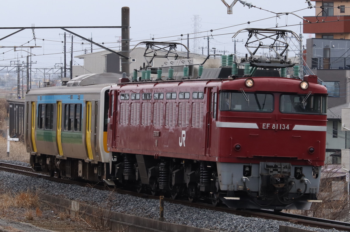 JR東日本 尾久車両センター EF81 134