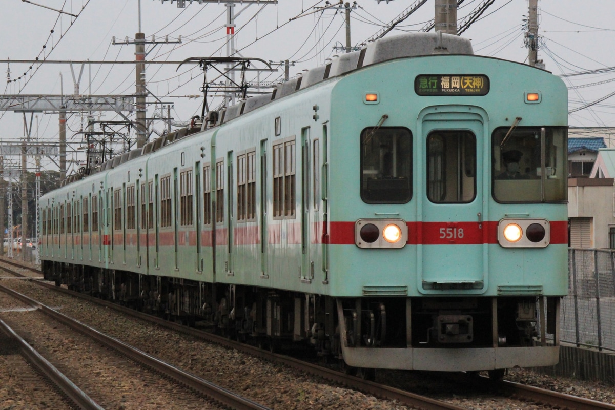 西日本鉄道 筑紫車両基地 5000形 5118F