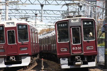 阪急電鉄 正雀車庫 8300系 8331F