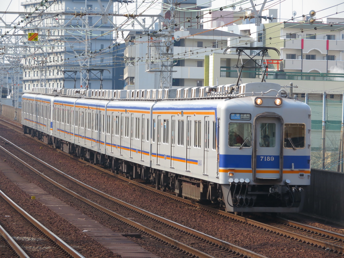 南海電気鉄道 住ノ江検車区 7100系 7189F