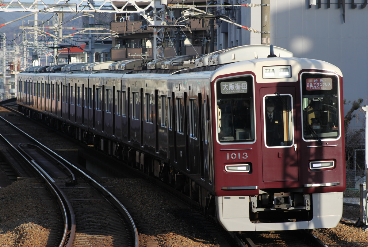 阪急電鉄 平井車庫 1000系 1013F