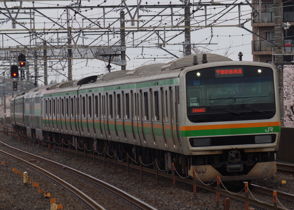 JR東日本 小山車両センター E231系 ヤマU-590編成