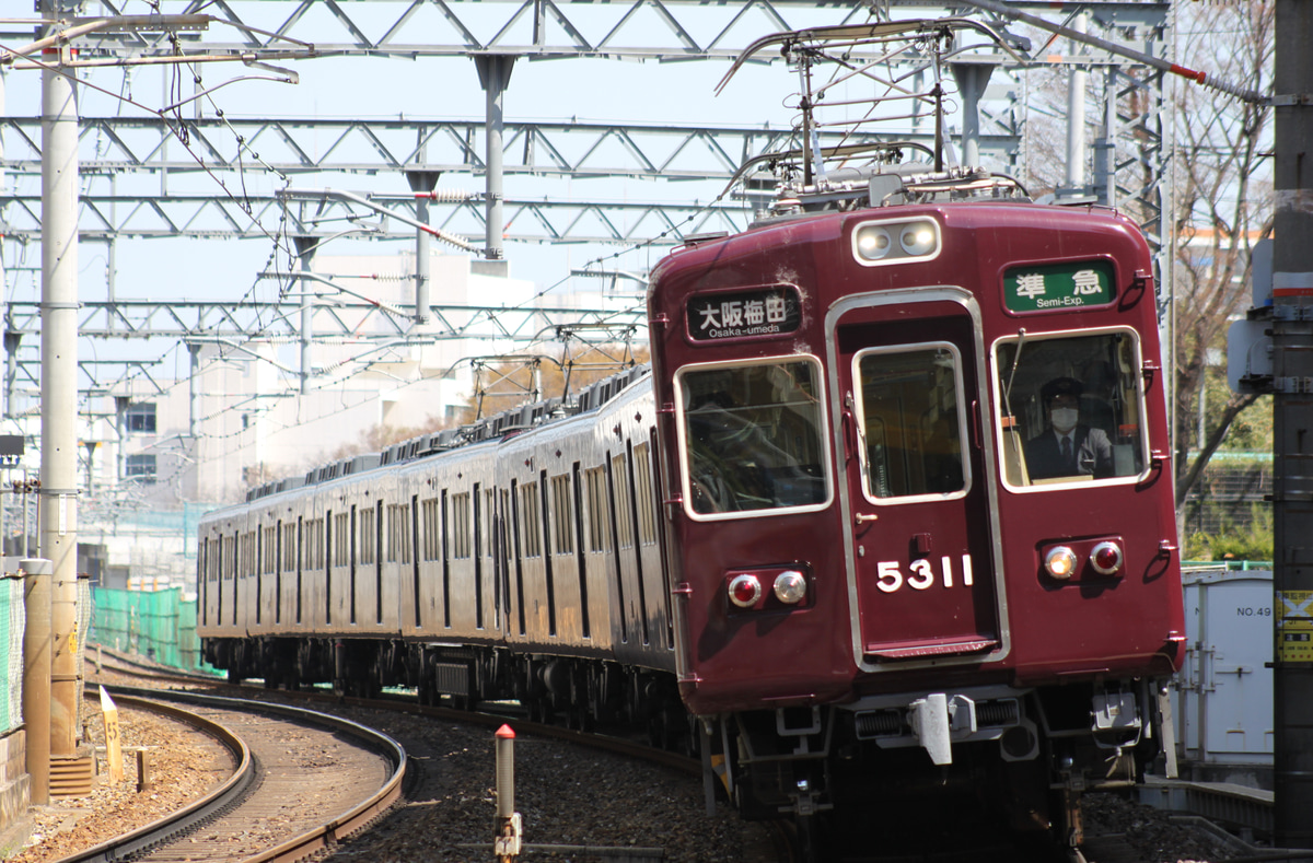 阪急電鉄 正雀車庫 5300系 5311F