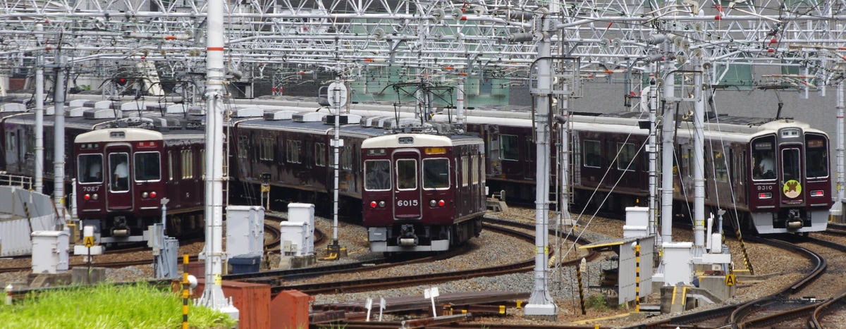 阪急電鉄 平井車庫 6000系 6015F