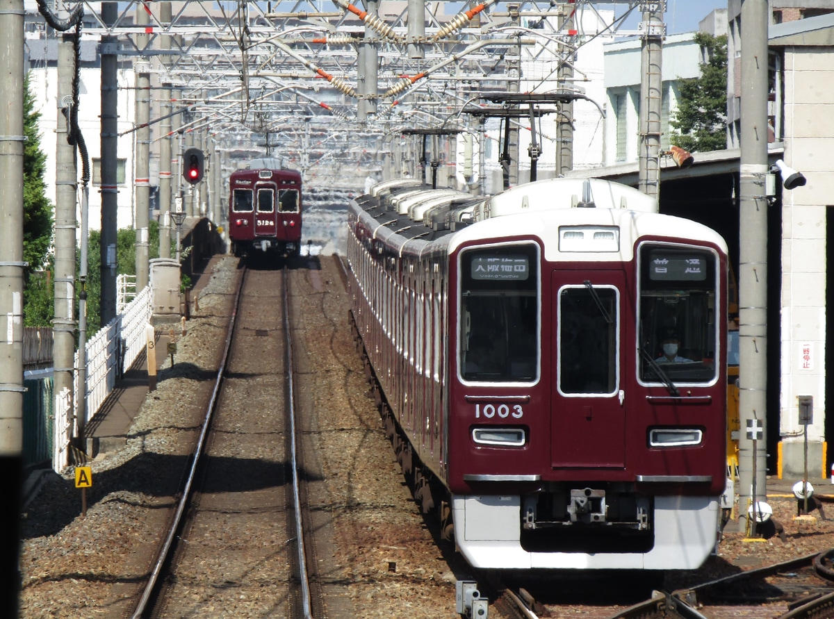 阪急電鉄 平井車庫 1000系 1003F