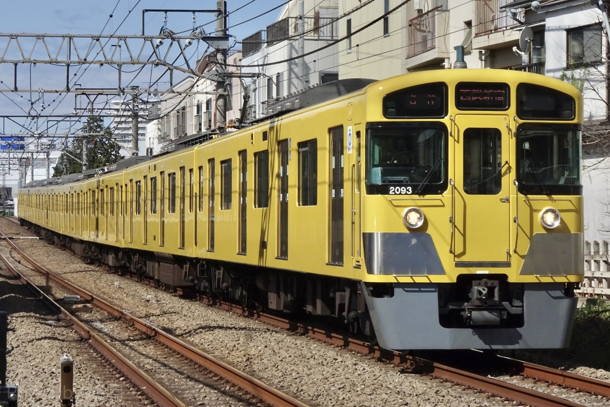 西武鉄道 新宿線車両所南入曽車両基地（旧・南入曽車両管理所 2000系 2093f