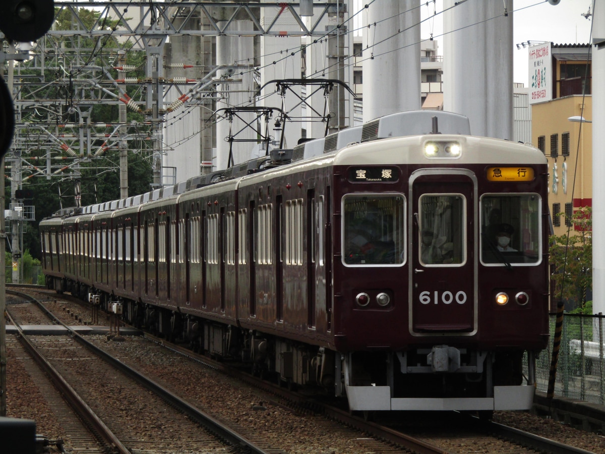 阪急電鉄 平井車庫 6000系 6000F