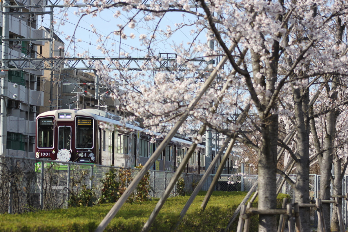 阪急電鉄 平井車庫 1000系 1001F