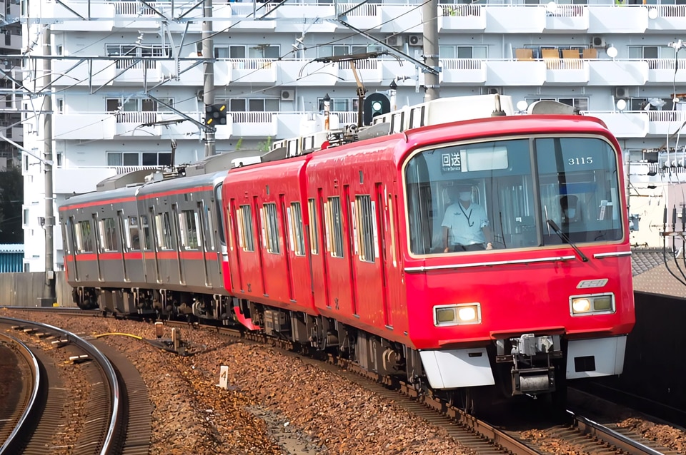 名鉄3100系3115F<br class="br-sp" />(3115編成)の写真