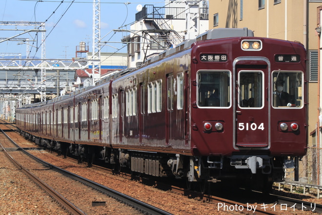 平井車庫5100系5104Fを不明で撮影した写真
