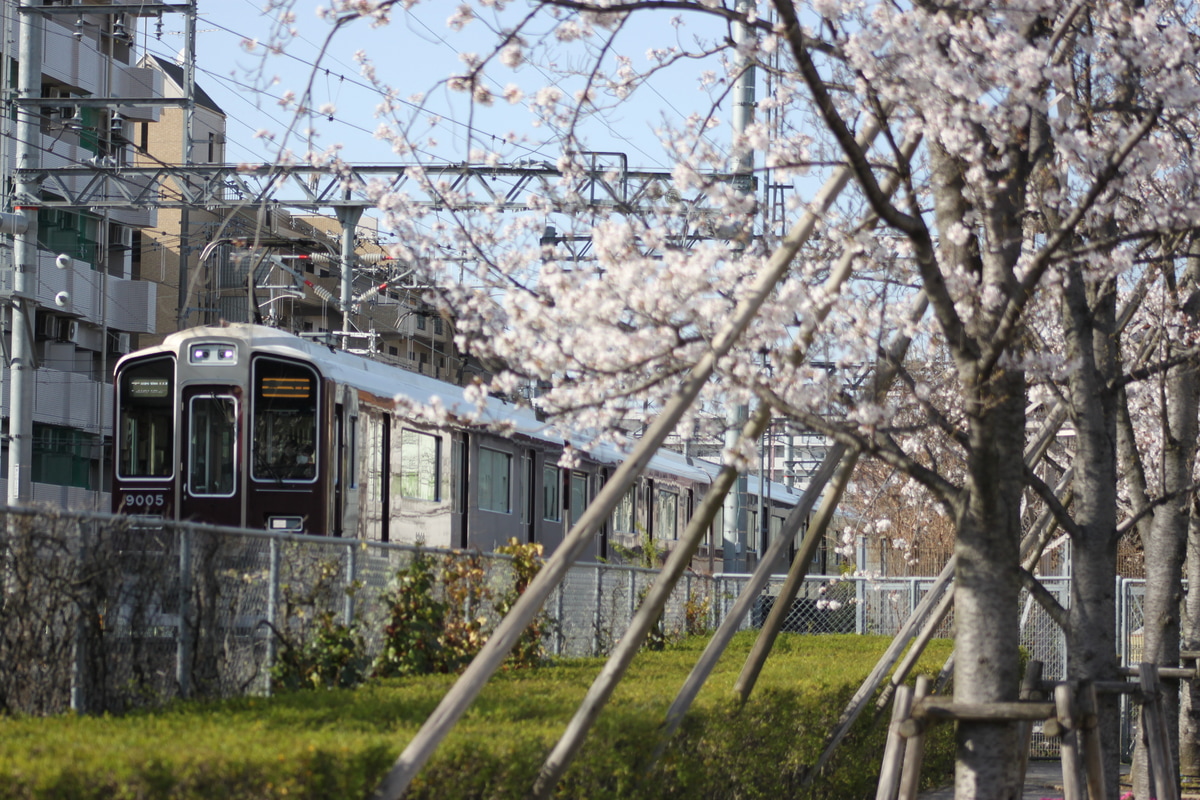 阪急電鉄 平井車庫 9000系 9005F