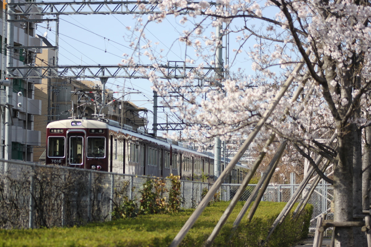 阪急電鉄 平井車庫 7000系 7018F