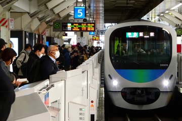 西武鉄道 南入曽車両基地 30000系 38809F