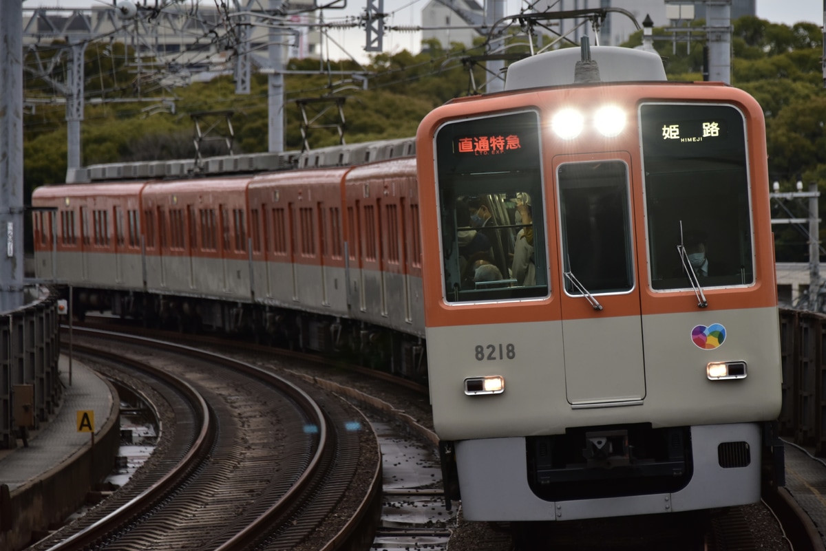 阪神電気鉄道 尼崎車庫 8000系 8213F