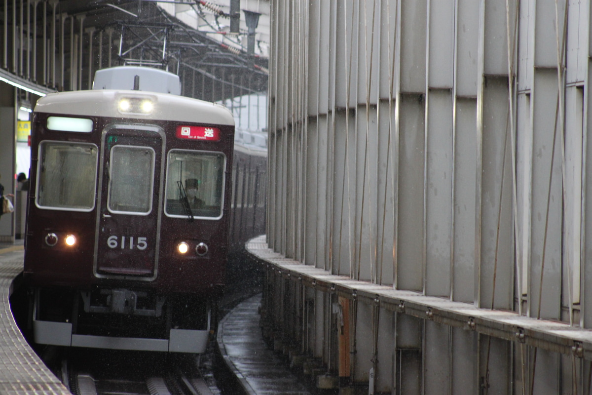 阪急電鉄 平井車庫 6000系 6015F
