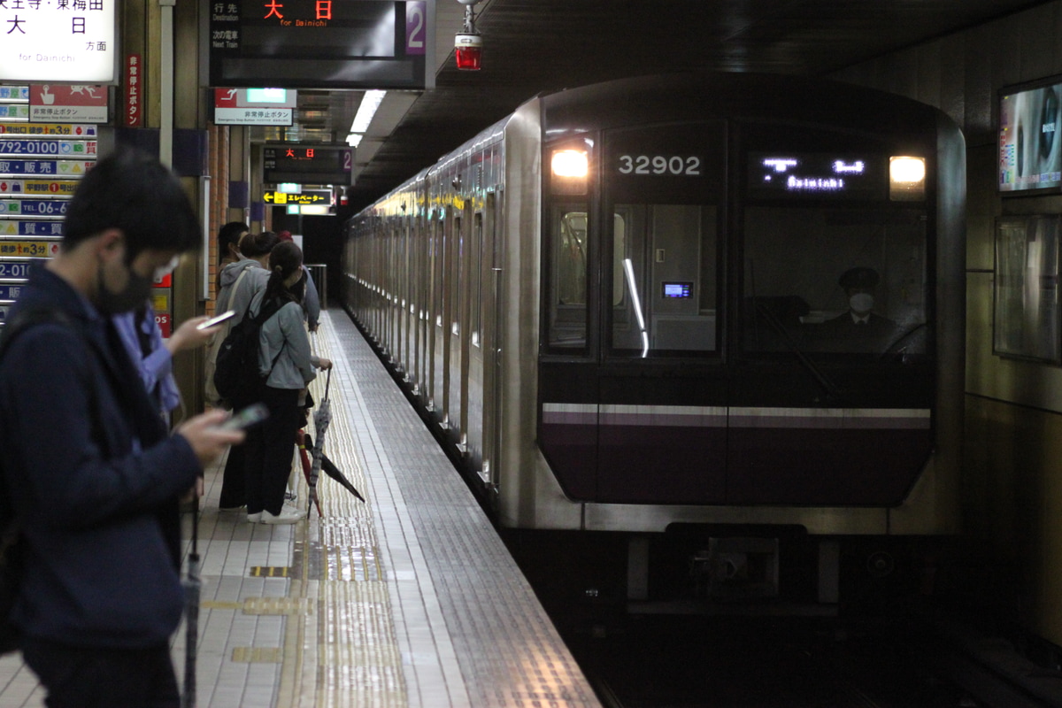 大阪市高速電気軌道 大日検車場 30000系 32602F