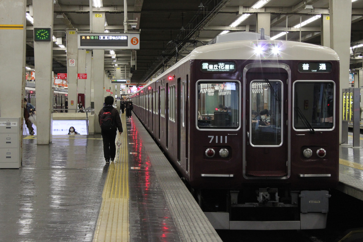 阪急電鉄 平井車庫 7000系 7011F