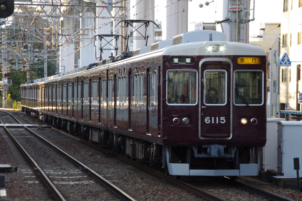阪急電鉄 平井車庫 6000系 6015F