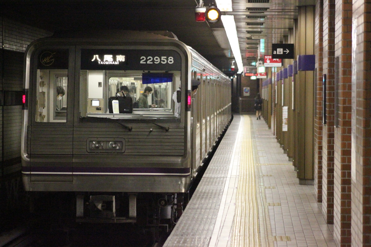 大阪市高速電気軌道 大日検車場 22系 22658F