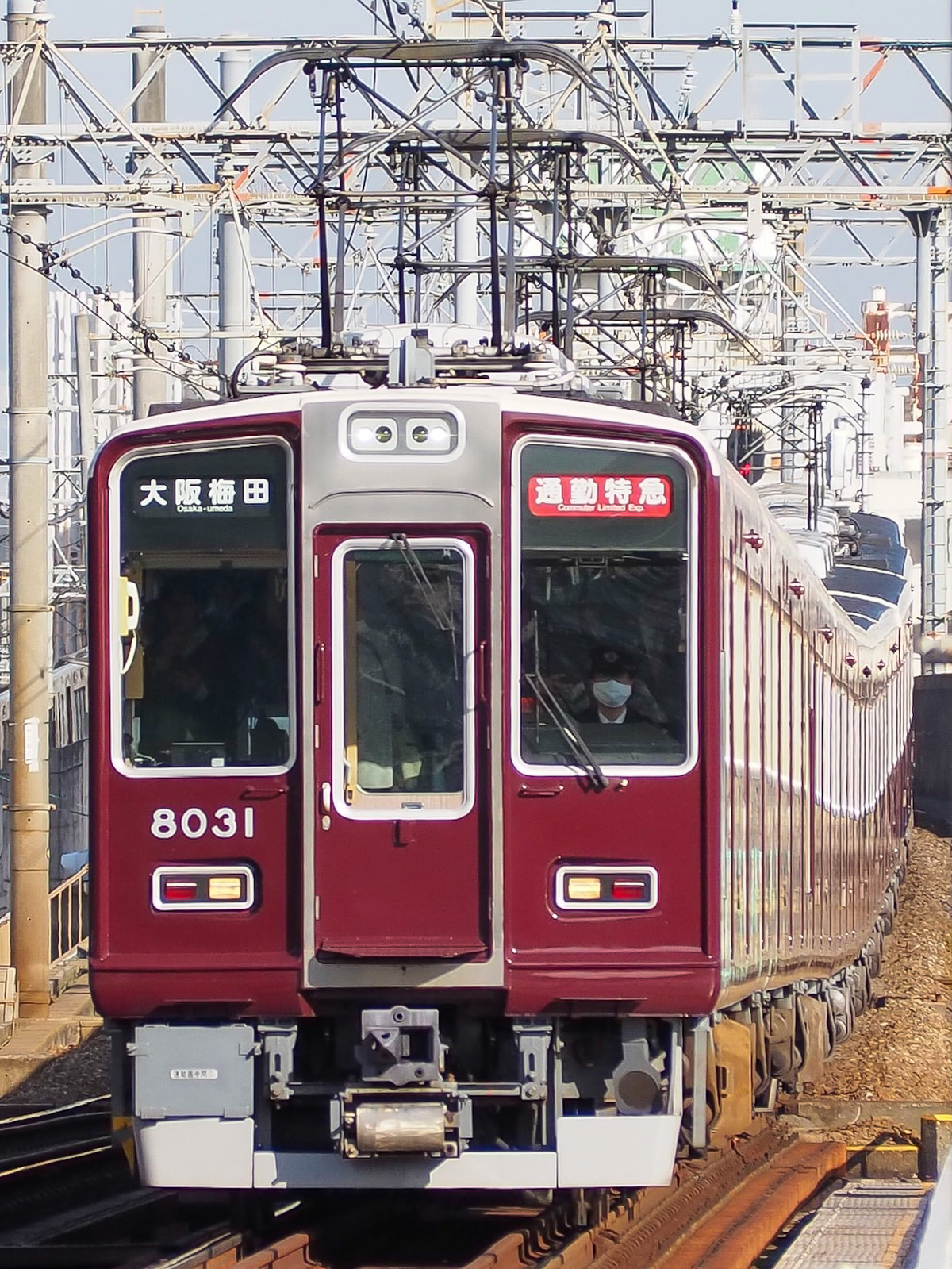 阪急電鉄 西宮車庫 8000系 8031f