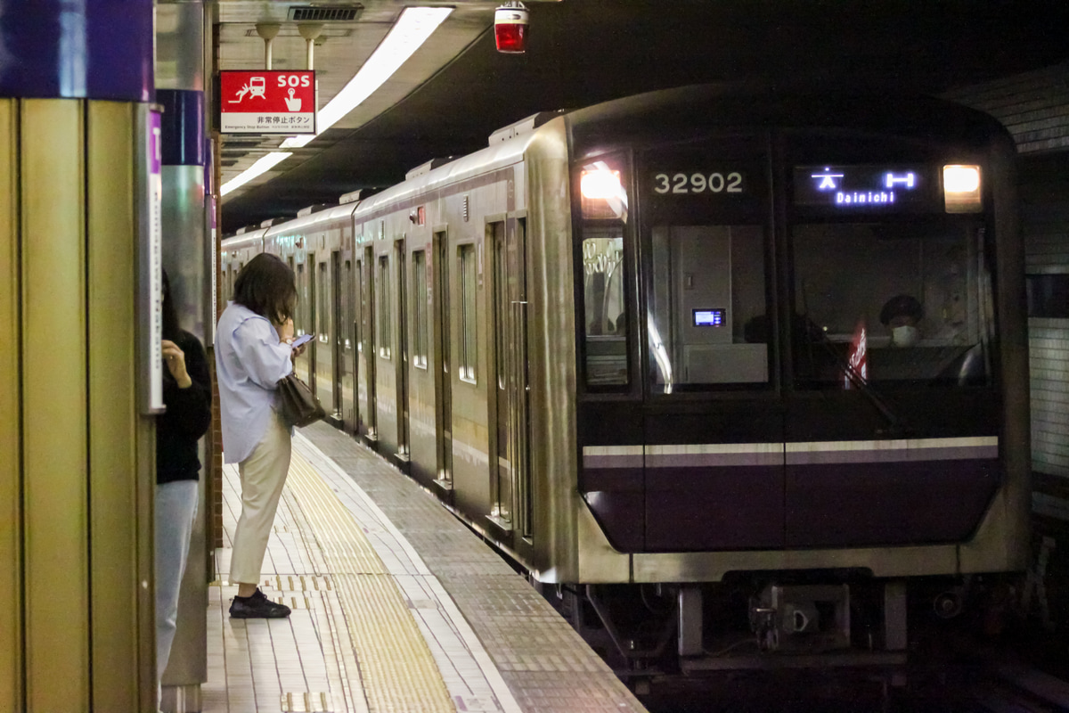 大阪市高速電気軌道 大日検車場 30000系 32602F