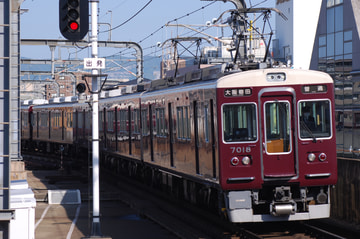 阪急電鉄 平井車庫 7000系 7018F