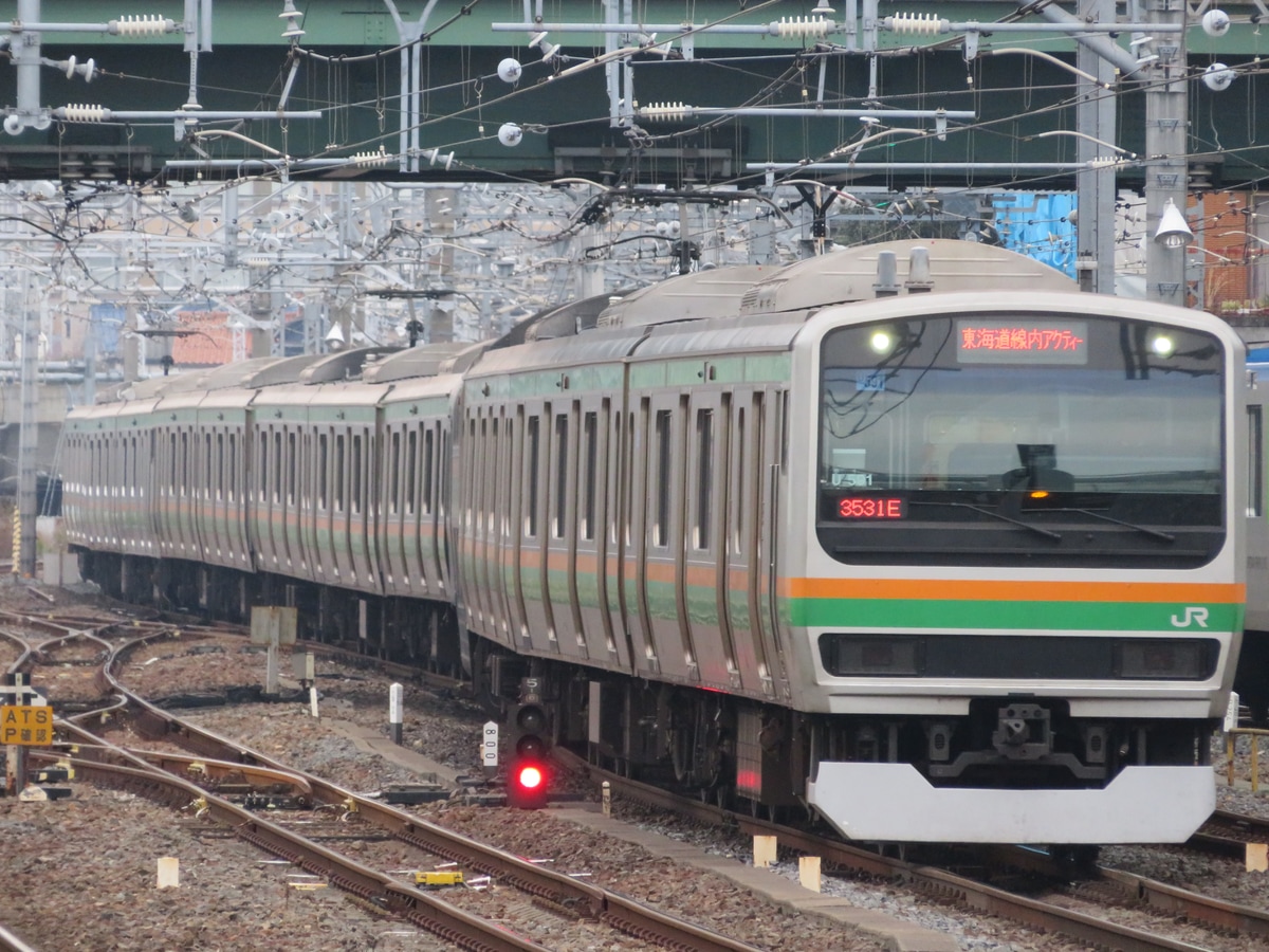 JR東日本 小山車両センター E231系 ヤマU591編成