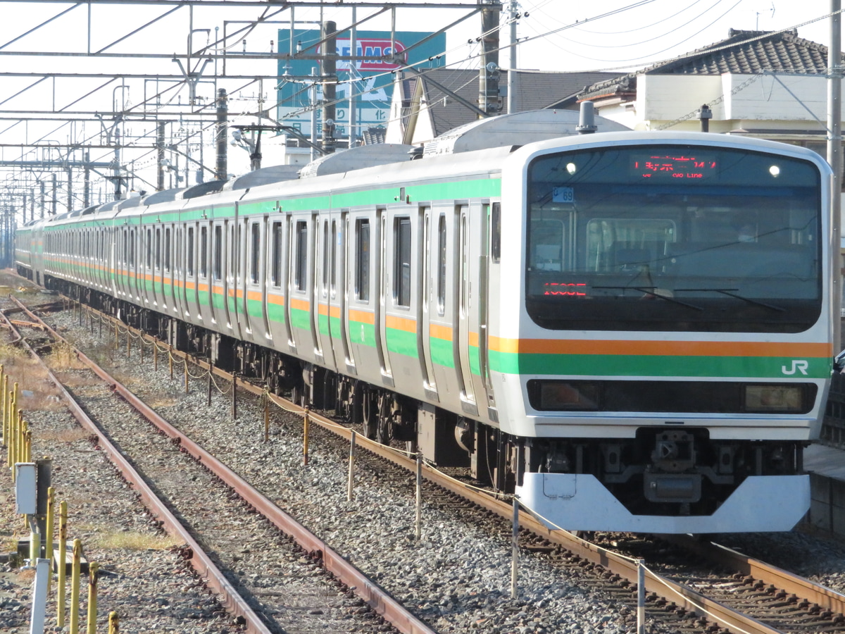 JR東日本 小山車両センター E231系 ヤマU69編成