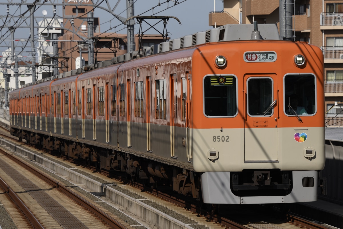阪神電気鉄道 尼崎車庫 8000系 8523F