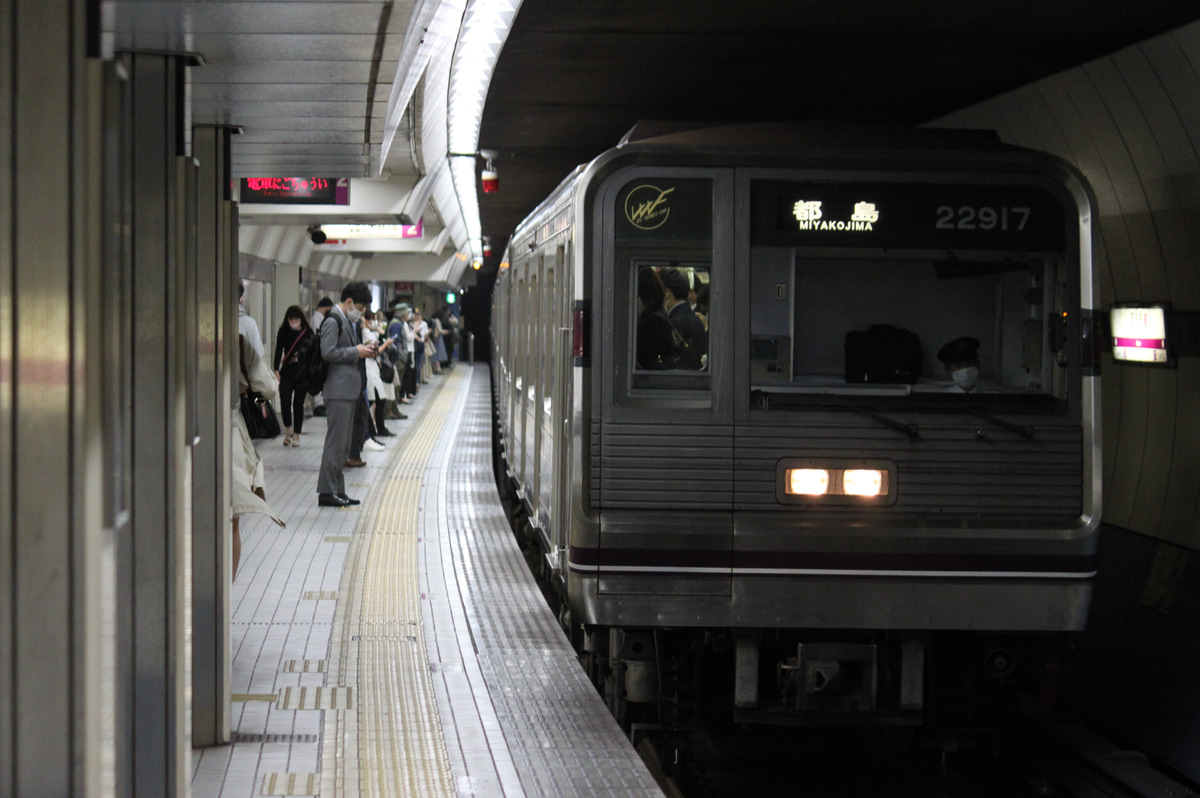 大阪市高速電気軌道 大日検車場 22系 22617F