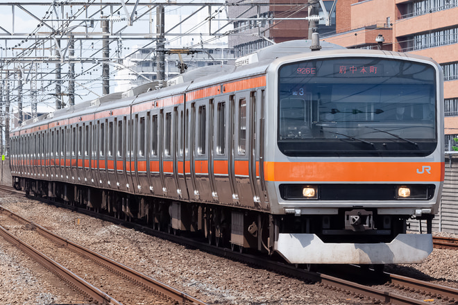 E231系ケヨMU3編成を新浦安駅で撮影した写真