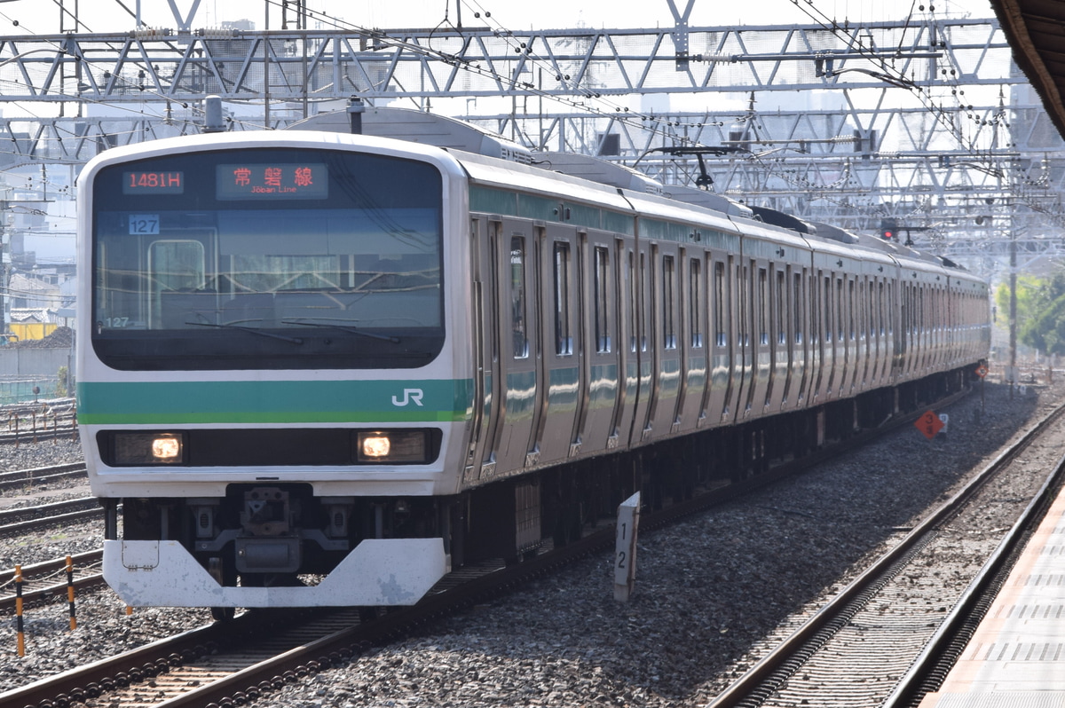 JR東日本 松戸車両センター本区 E231系 マト127編成