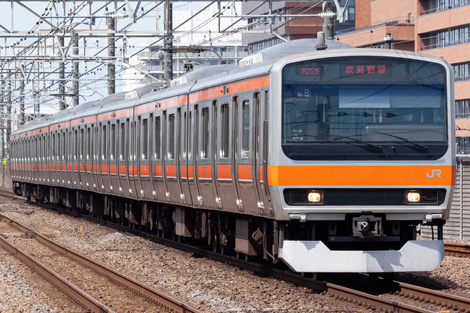 E231系ケヨMU8編成を新浦安駅で撮影した写真
