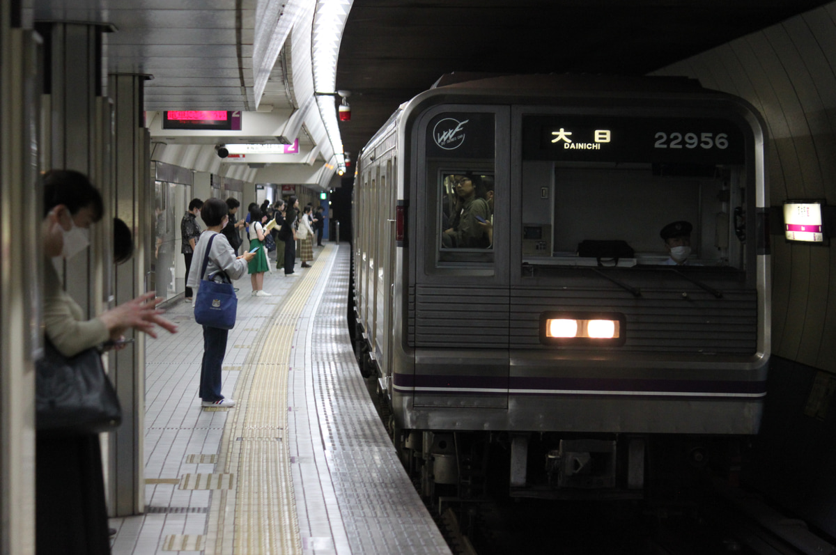 大阪市高速電気軌道 大日検車場 22系 22656F