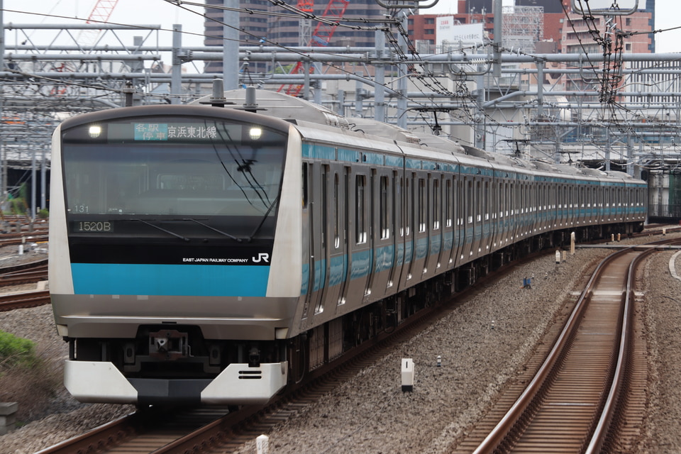 JR東E233系サイ131編成<br class="br-sp" />(ウラ131編成)の写真