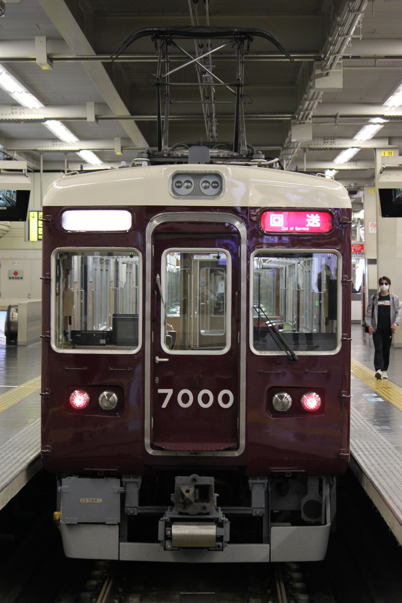 阪急電鉄 西宮車庫 7000系 7000F