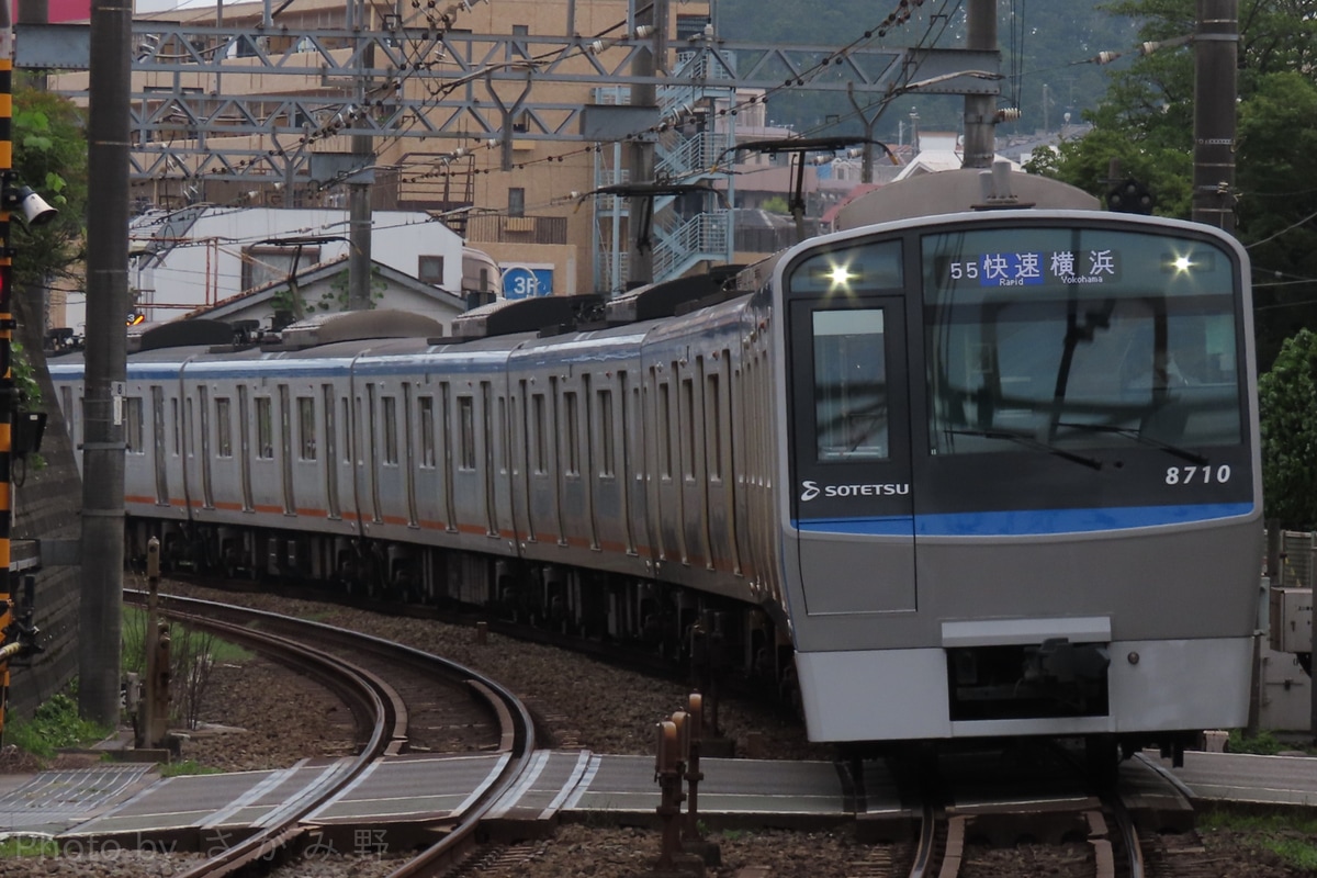 相模鉄道 かしわ台車両センター 8000系 8710×10