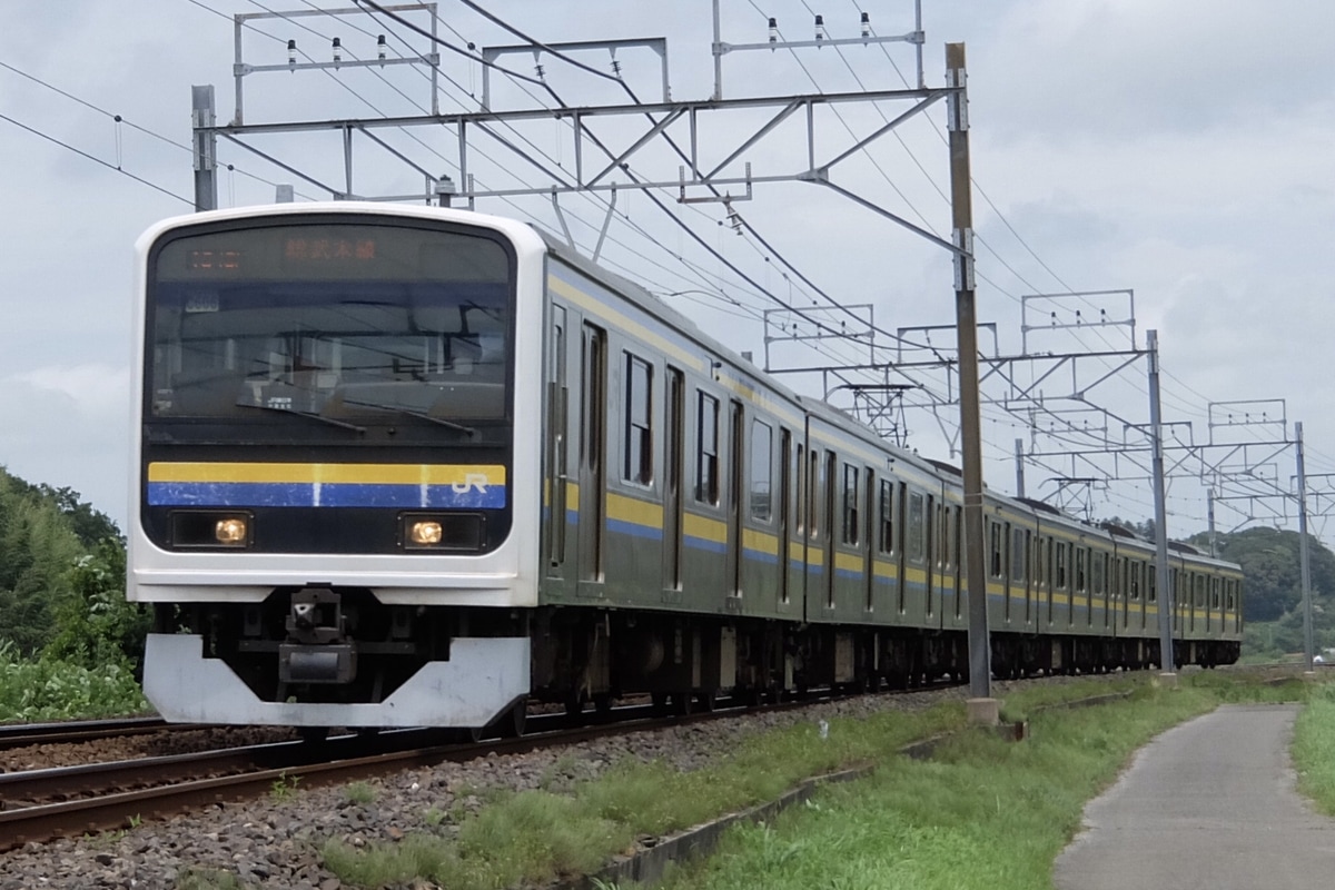 JR東日本 幕張車両センター 209系 マリC606編成