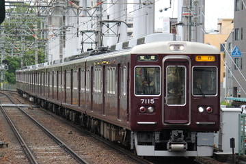 阪急電鉄 平井車庫 7000系 7015F