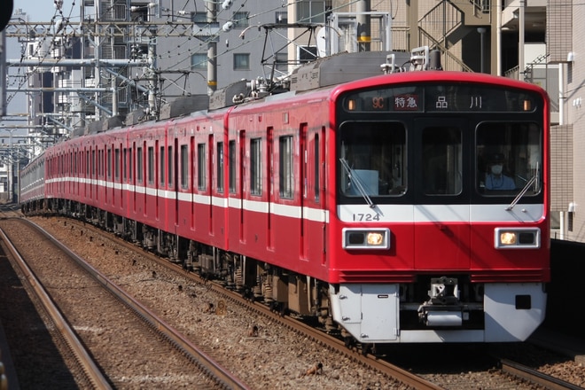 車両管理区1500形1719Fを立会川駅で撮影した写真