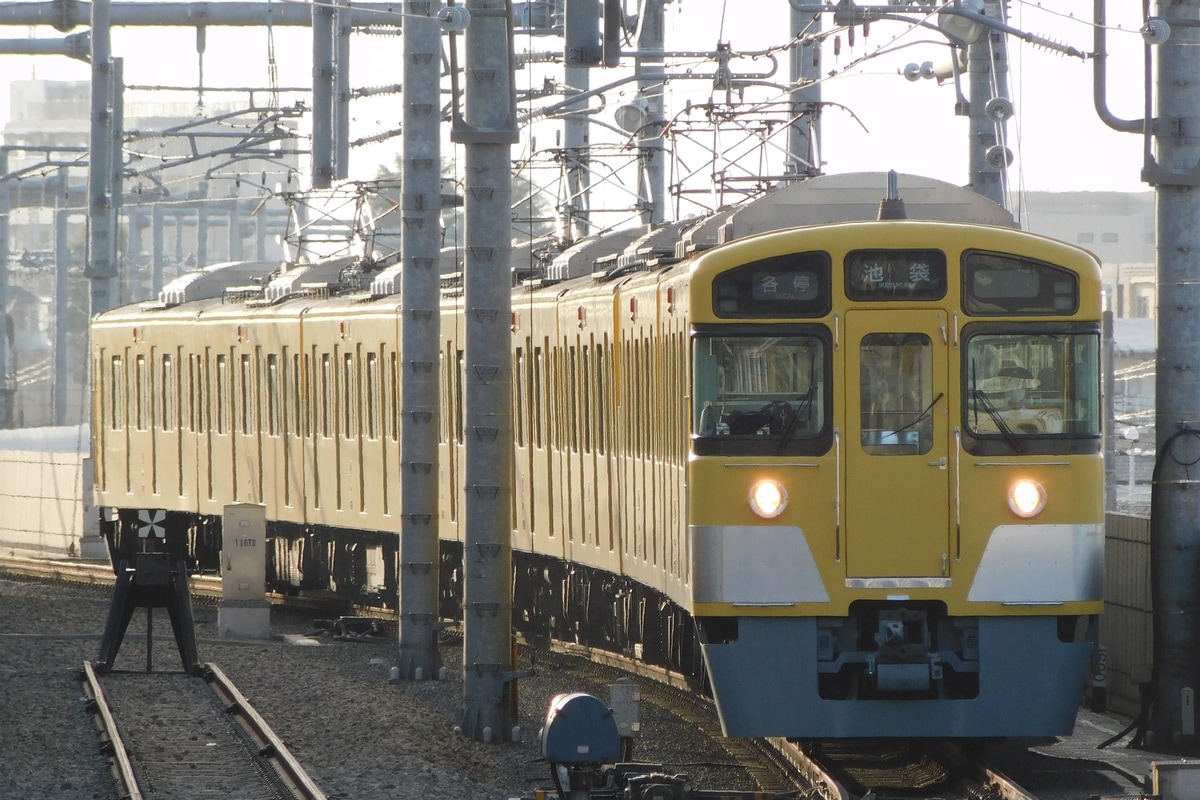 西武鉄道 武蔵丘車両基地 2000系 2063F