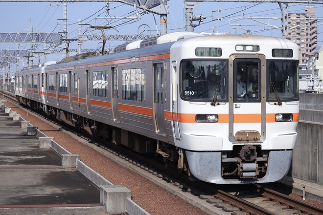 神領車両区313系シンB510編成を八田駅で撮影した写真